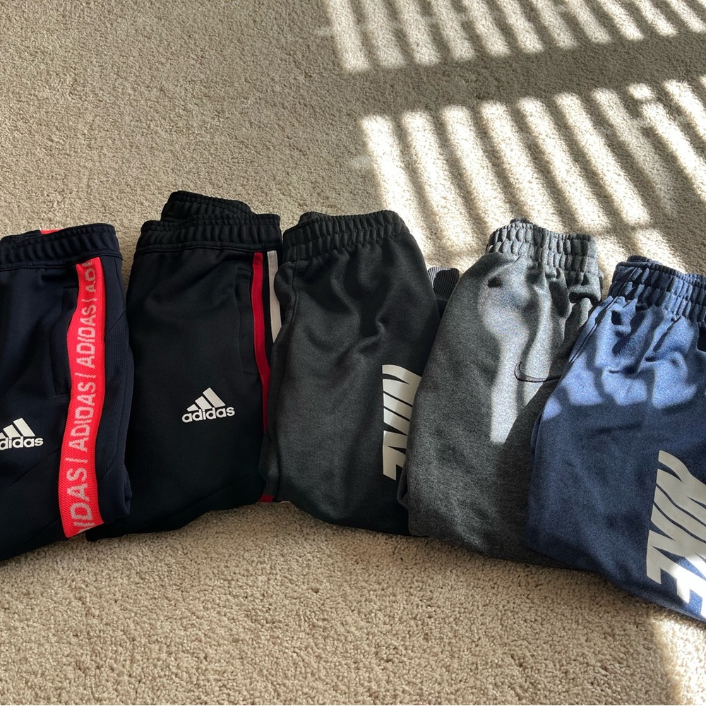 Little boy Adidas & Nike sweatpants bundle